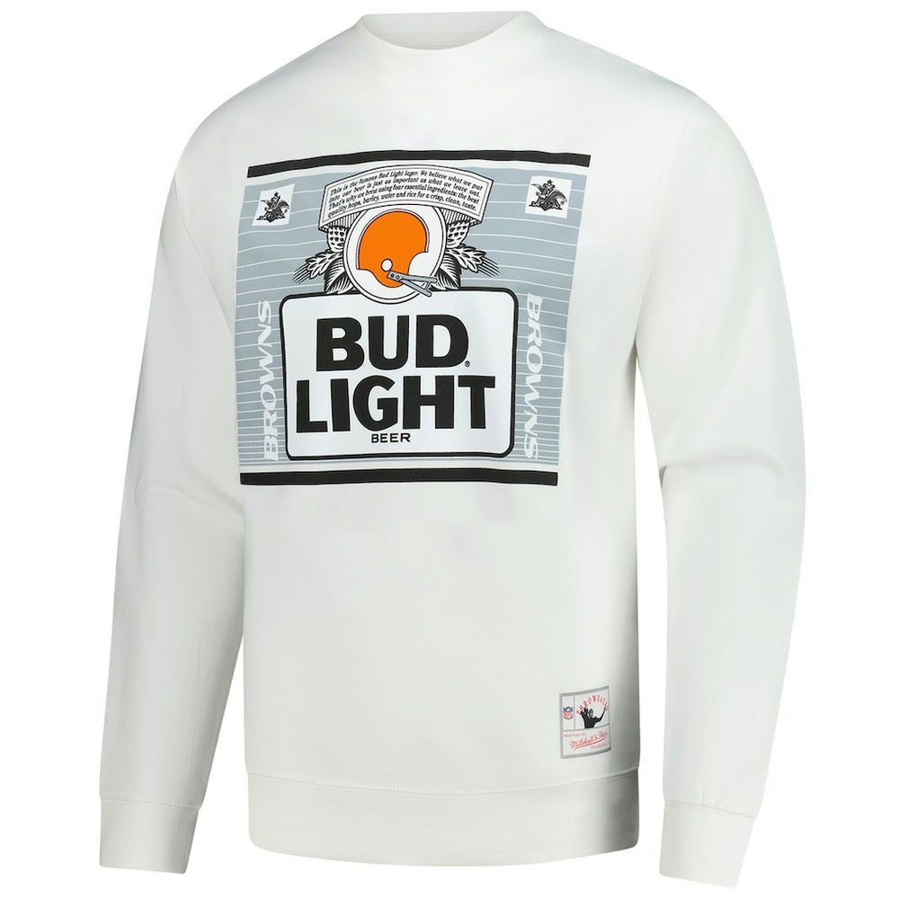 Cleveland Browns x Bud Light The Crest Pullover Sweatshirt - White cheap