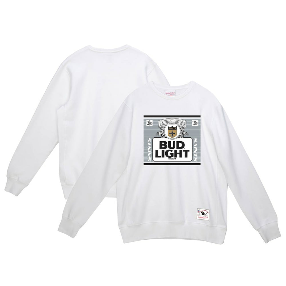 New Orleans Saints x Bud Light The Crest Pullover Sweatshirt - White sale