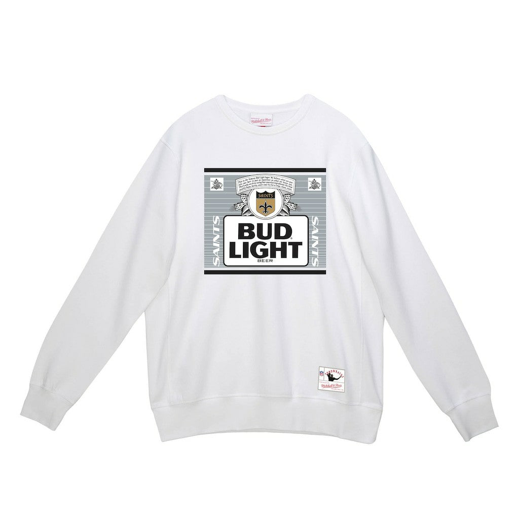 New Orleans Saints x Bud Light The Crest Pullover Sweatshirt - White sale