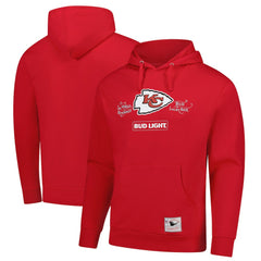 Kansas City Chiefs NFL x Bud Light Vintage Pullover Hoodie - Red sale