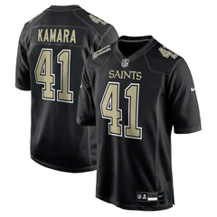 Alvin Kamara New Orleans Saints Fashion Game Jersey - Carbon Black | Nike for sale