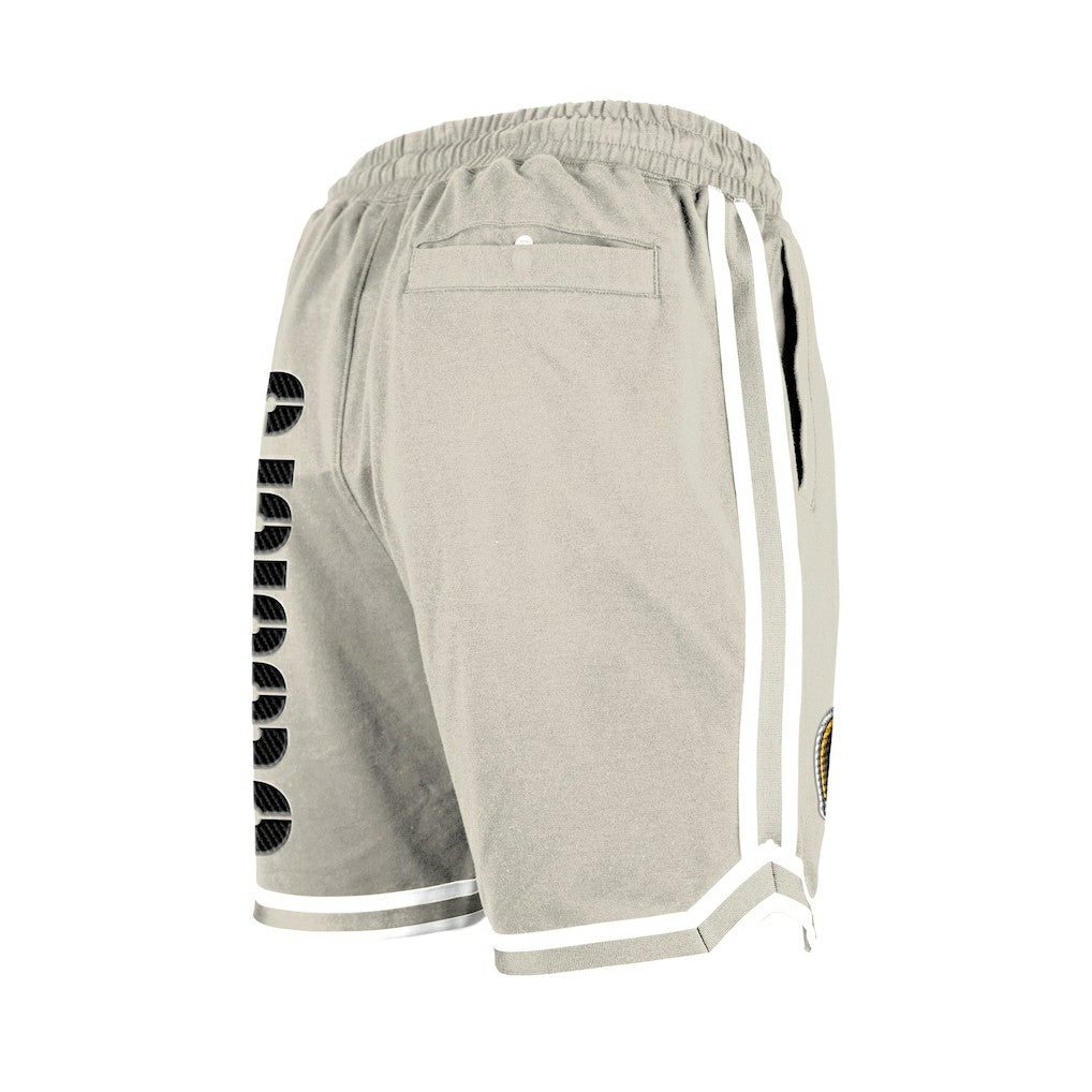 Pittsburgh Steelers New Era Stone Multi Patch Shorts - Light Beige for sale