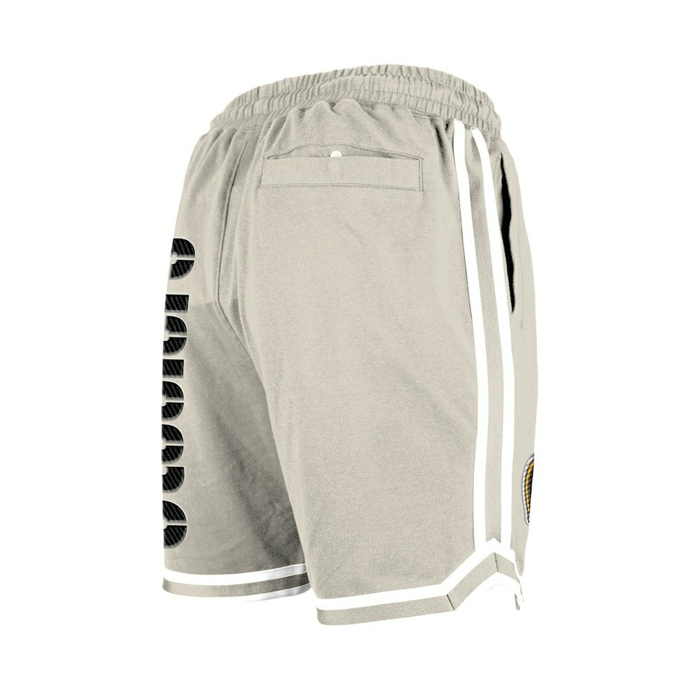 Pittsburgh Steelers New Era Stone Multi Patch Shorts - Light Beige for sale