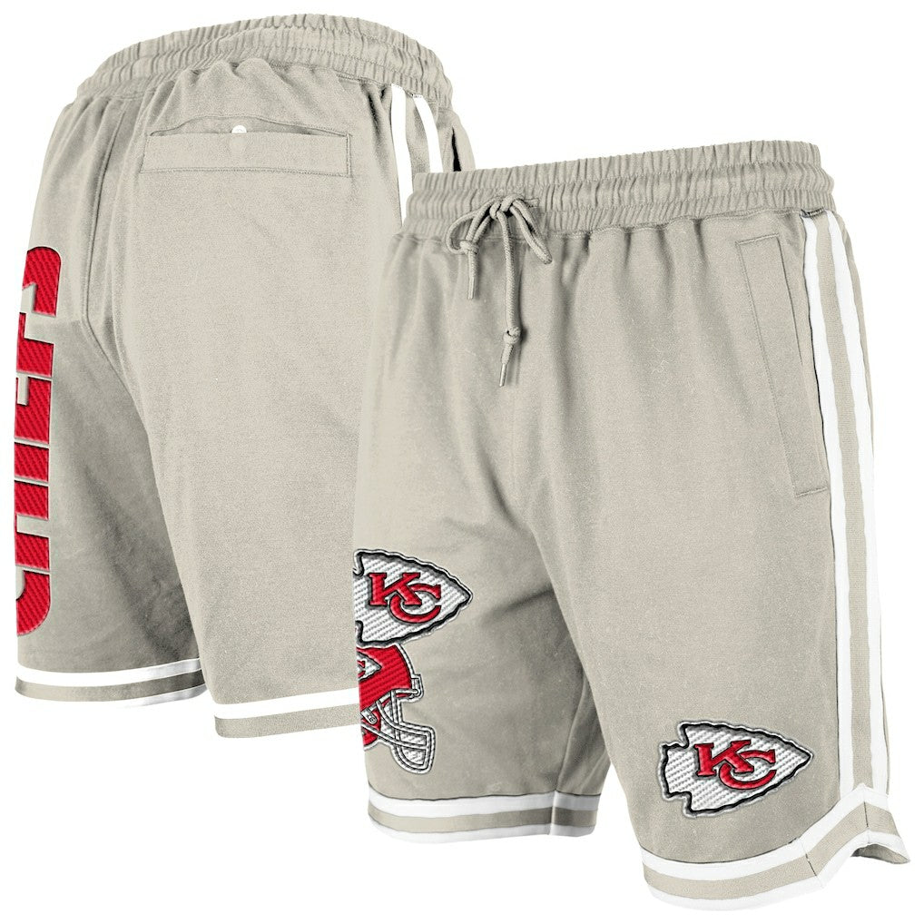 Kansas City Chiefs New Era Stone Multi Patch Shorts - Light Beige online