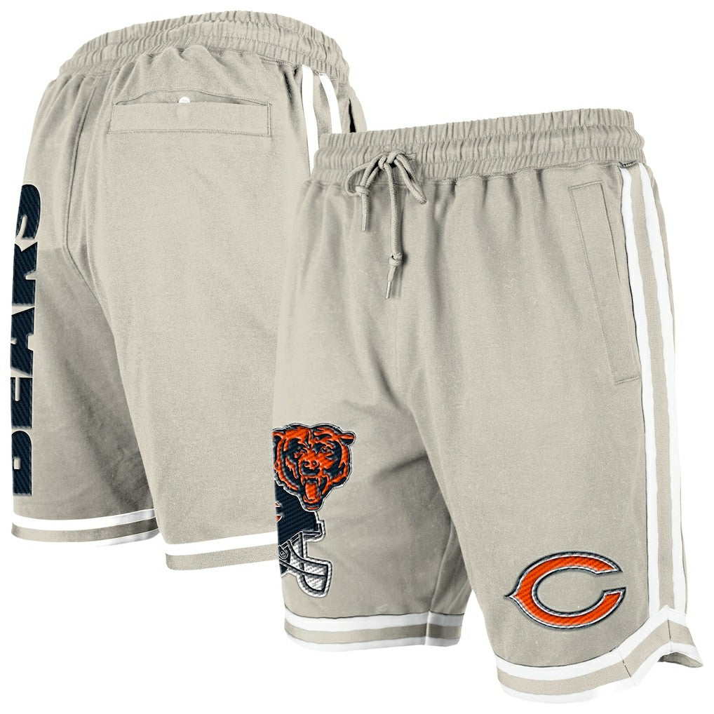 Chicago Bears New Era Stone Multi Patch Shorts - Light Beige online
