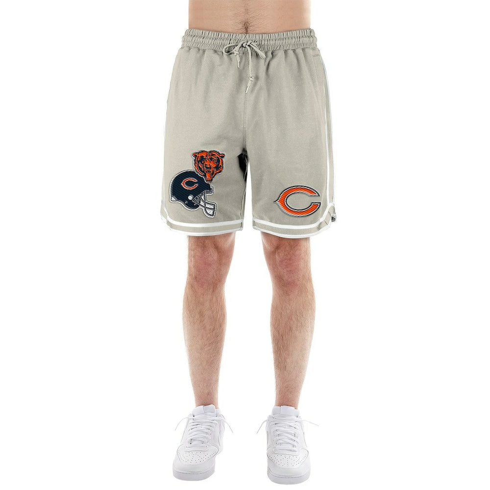 Chicago Bears New Era Stone Multi Patch Shorts - Light Beige online