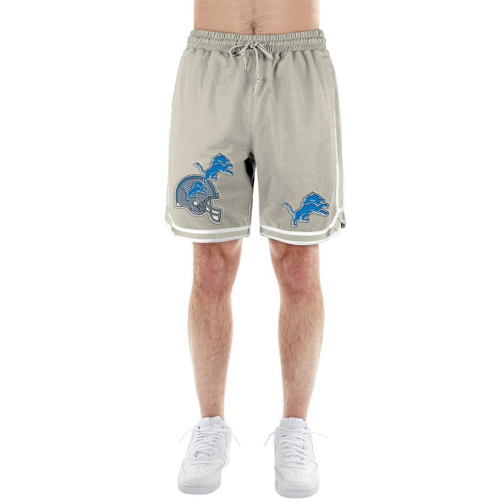 Detroit Lions New Era Stone Multi Patch Shorts - Light Beige outlet