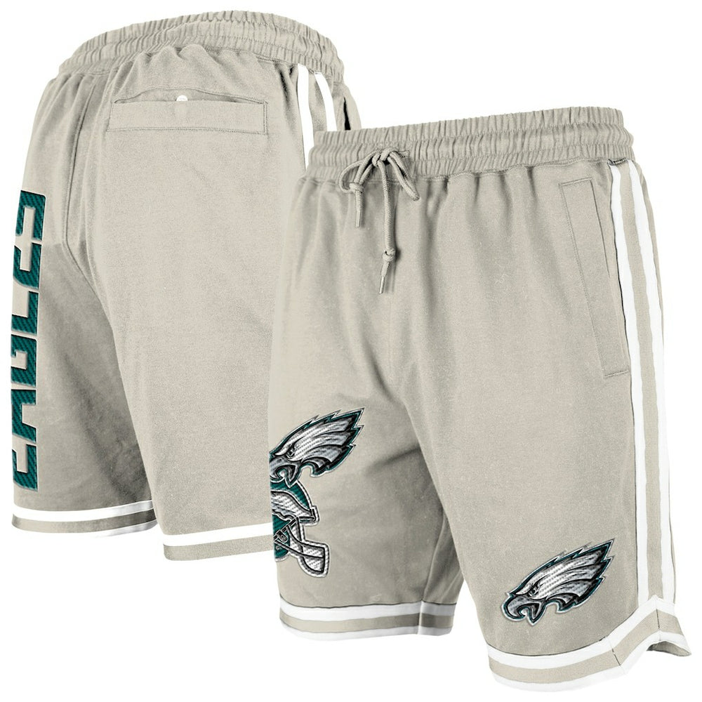 Philadelphia Eagles New Era Stone Multi Patch Shorts - Light Beige online