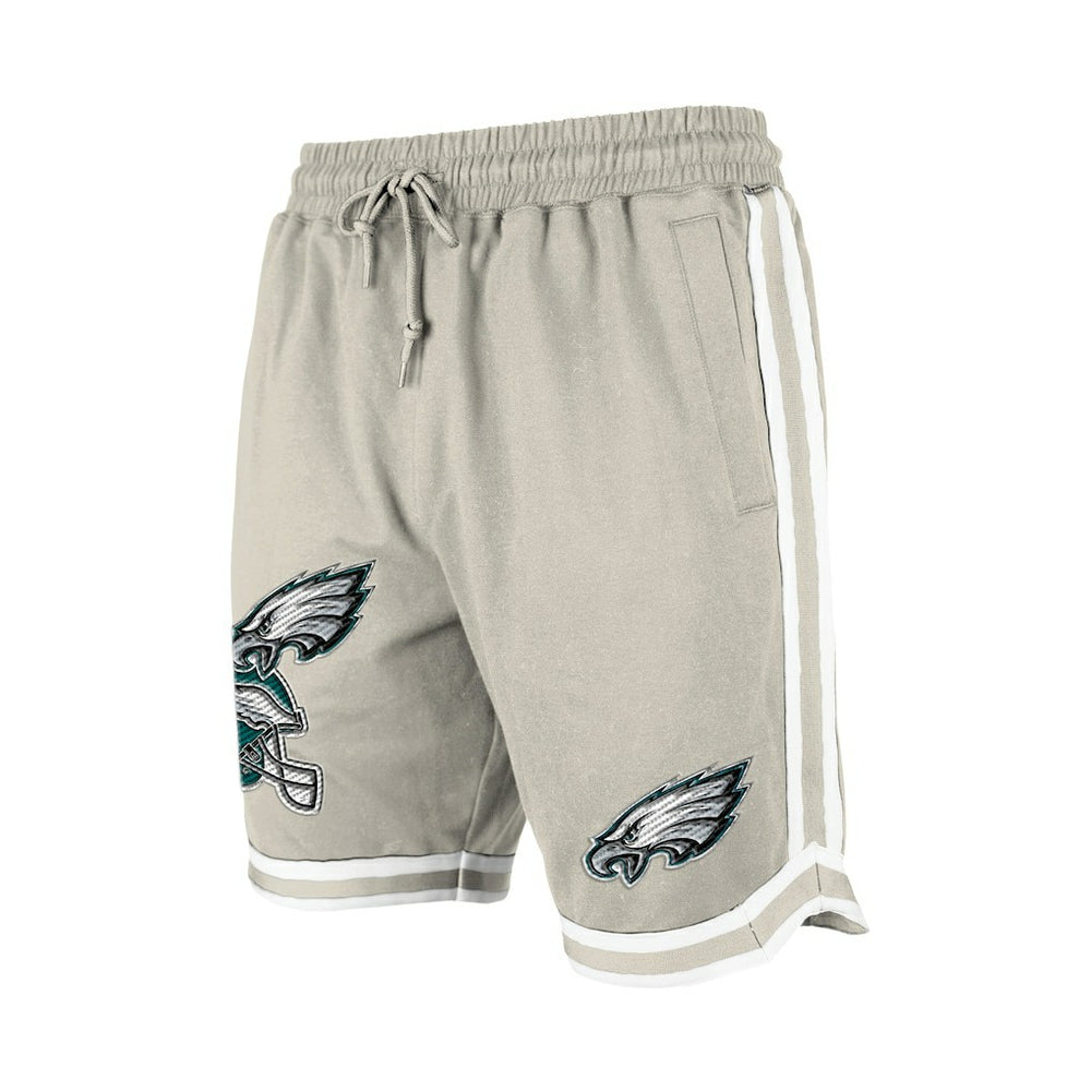 Philadelphia Eagles New Era Stone Multi Patch Shorts - Light Beige online
