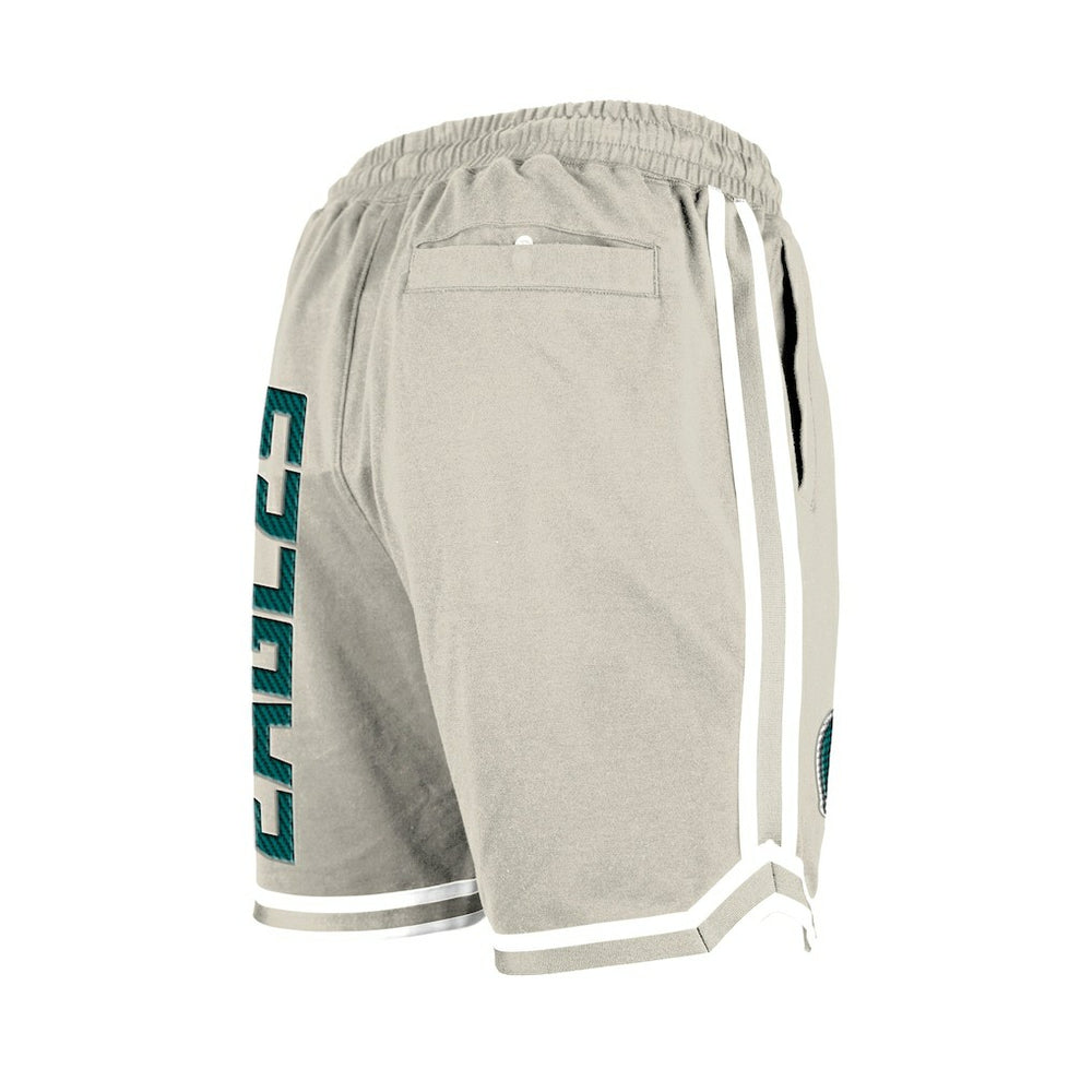 Philadelphia Eagles New Era Stone Multi Patch Shorts - Light Beige online