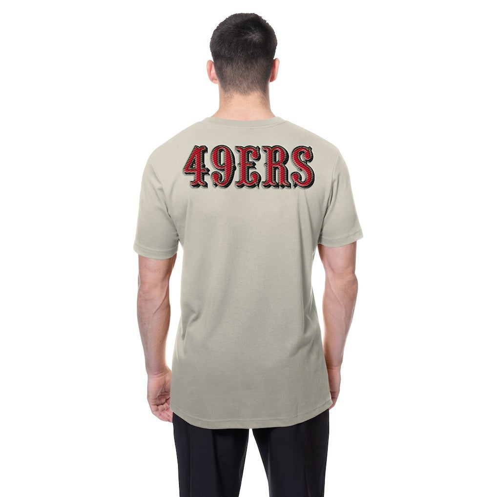 San Francisco 49ers New Era Multi Patch T-Shirt - Light Beige discount
