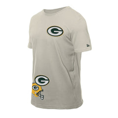 Green Bay Packers New Era Multi Patch T-Shirt - Light Beige outlet