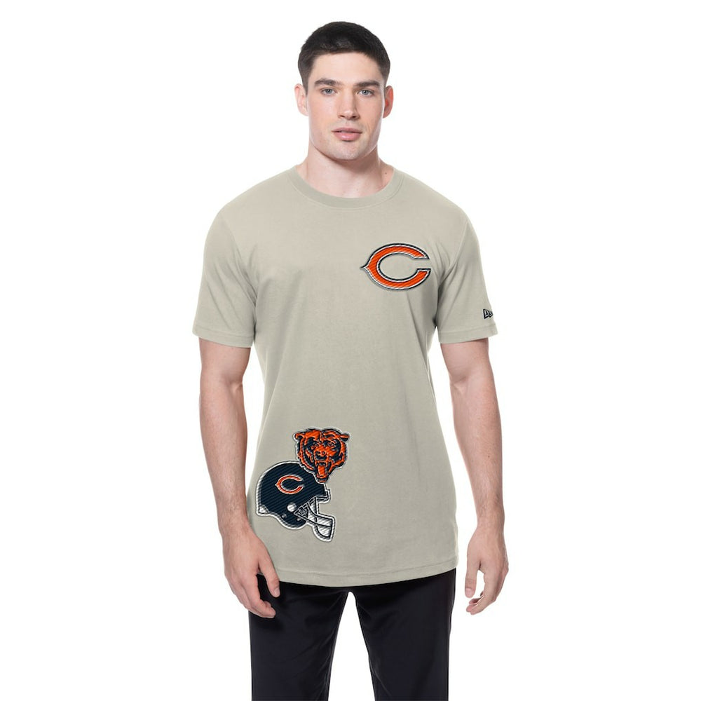 Chicago Bears New Era Multi Patch T-Shirt - Light Beige outlet