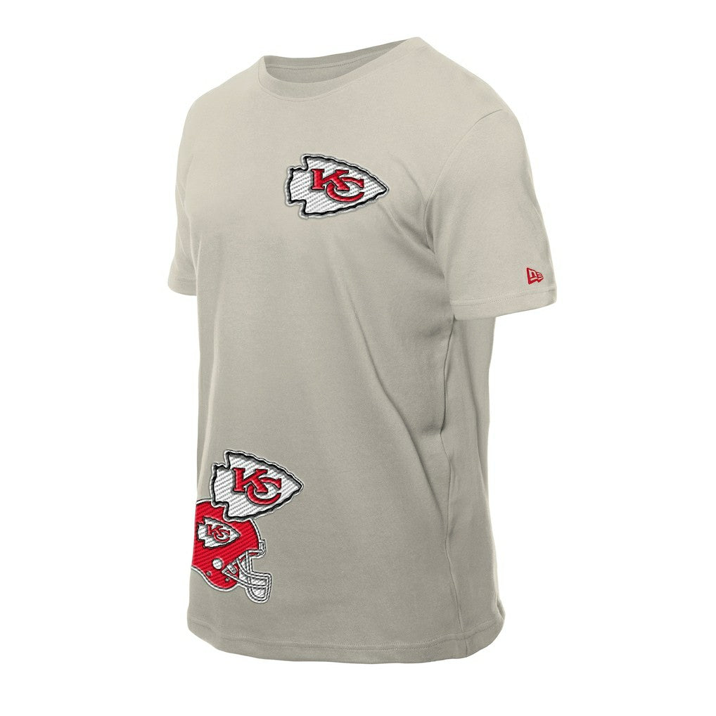 Kansas City Chiefs New Era Multi Patch T-Shirt - Light Beige for sale