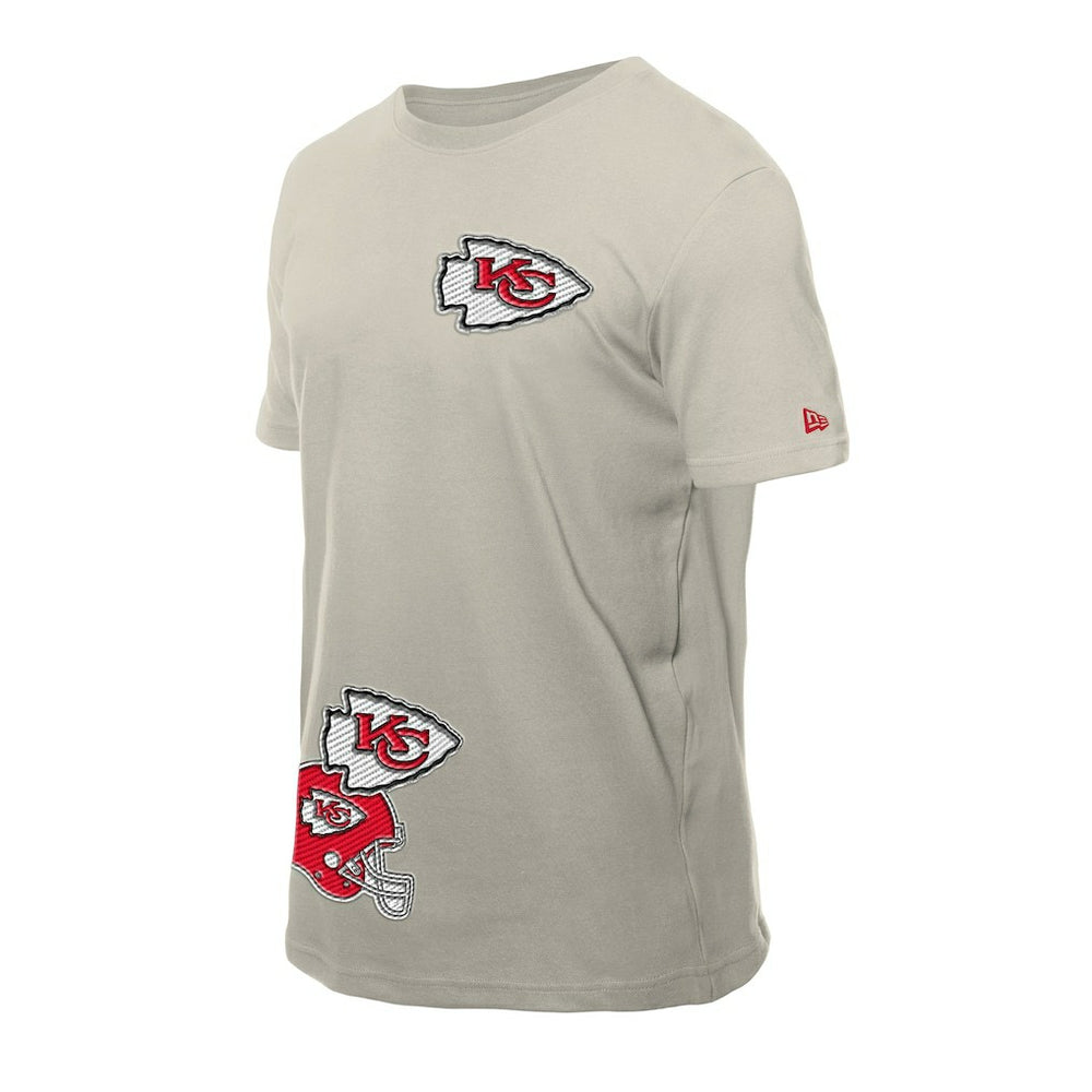 Kansas City Chiefs New Era Multi Patch T-Shirt - Light Beige for sale