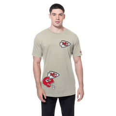 Kansas City Chiefs New Era Multi Patch T-Shirt - Light Beige for sale