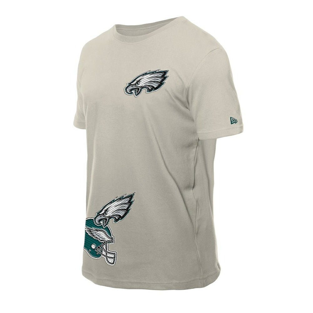 Philadelphia Eagles New Era Multi Patch T-Shirt - Light Beige outlet
