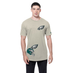 Philadelphia Eagles New Era Multi Patch T-Shirt - Light Beige outlet