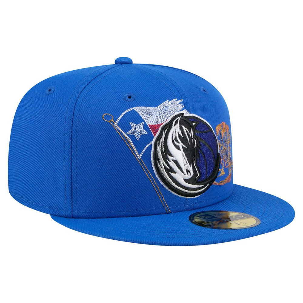 Dallas Mavericks State Stitch 59FIFTY Fitted Hat sale - Blue | New Era for sale