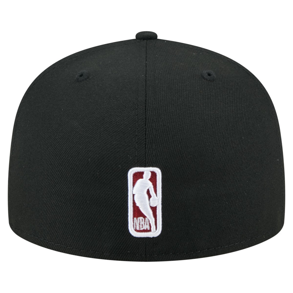 Miami Heat State Stitch 59FIFTY Fitted Hat - Black | New Era cheap