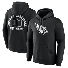 Arizona Cardinals Personalized Name & Number Pullover Hoodie - Black cheap