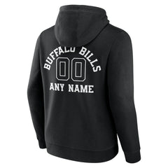 Buffalo Bills Personalized Name & Number Pullover Hoodie - Black sale