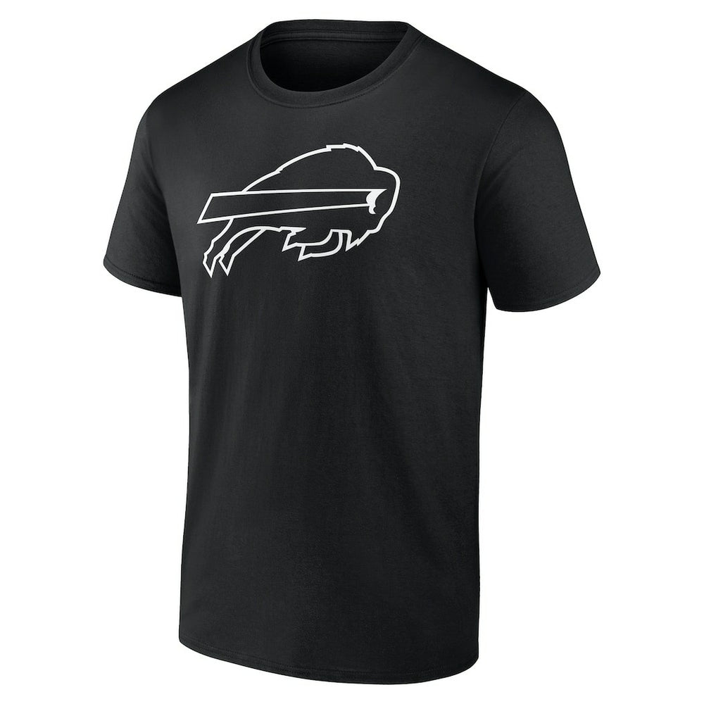 Buffalo Bills Personalized Name & Number Monochrome T-Shirt - Black discount