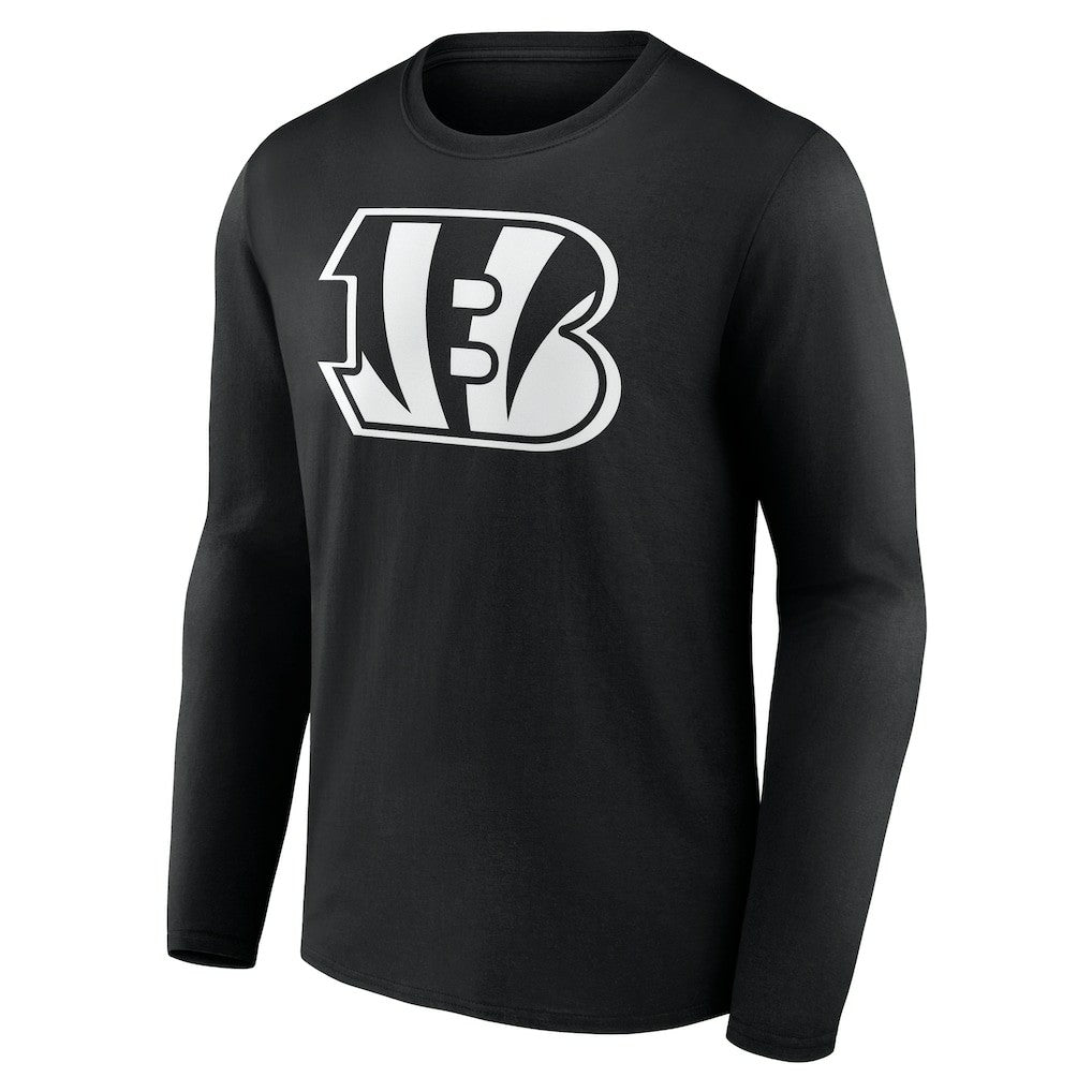 Cincinnati Bengals Personalized Name & Number Monochrome Long Sleeve T-Shirt - Black sale