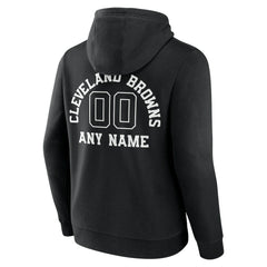 Cleveland Browns Personalized Name & Number Pullover Hoodie - Black online