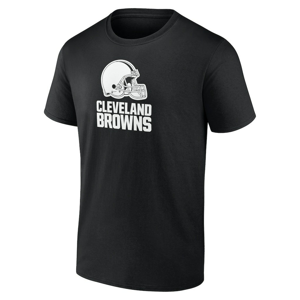 Cleveland Browns Personalized Name & Number Monochrome T-Shirt - Black sale