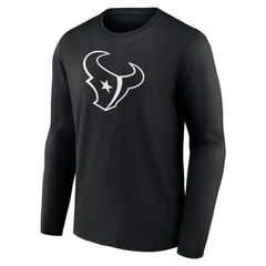 Houston Texans Personalized Name & Number Monochrome Long Sleeve T-Shirt - Black online