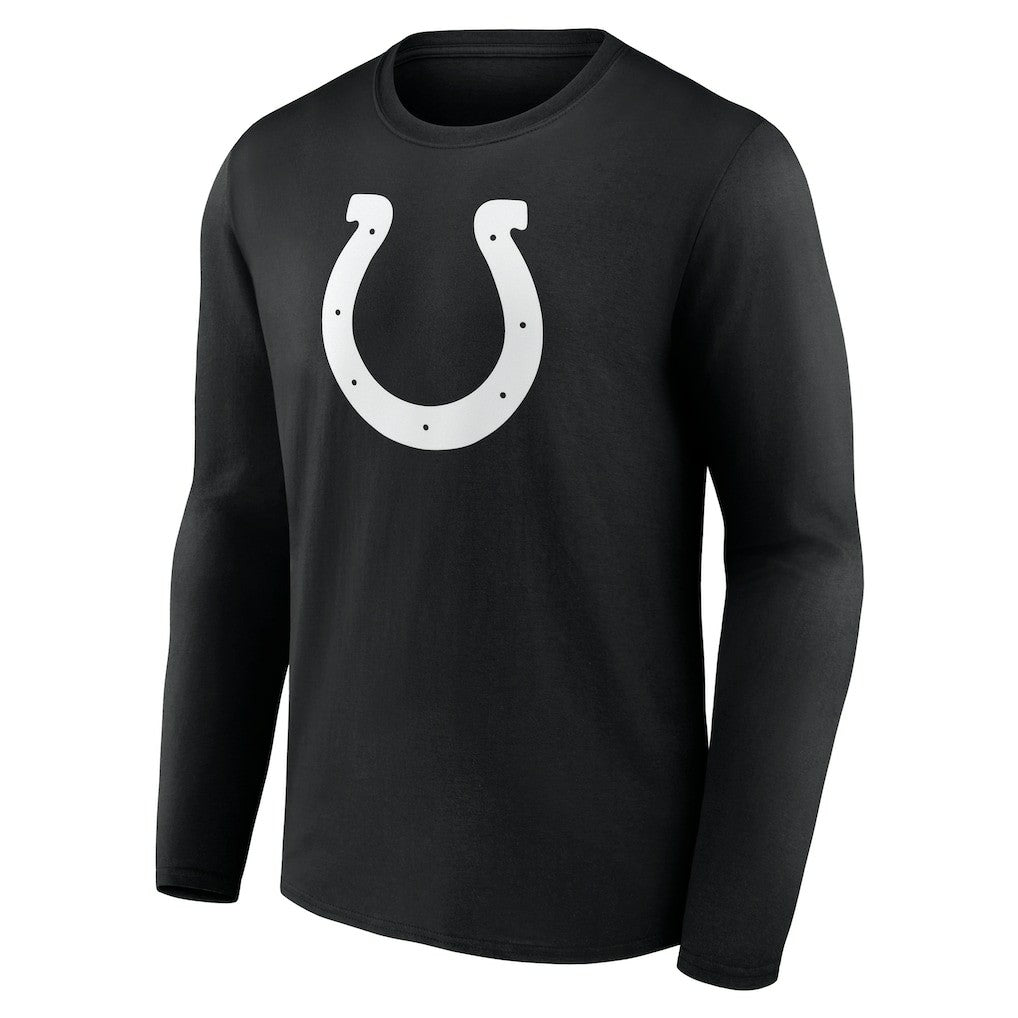 Indianapolis Colts Personalized Name & Number Monochrome Long Sleeve T-Shirt - Black on sale