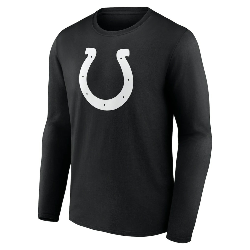 Indianapolis Colts Personalized Name & Number Monochrome Long Sleeve T-Shirt - Black on sale