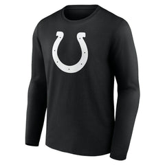 Indianapolis Colts Personalized Name & Number Monochrome Long Sleeve T-Shirt - Black on sale