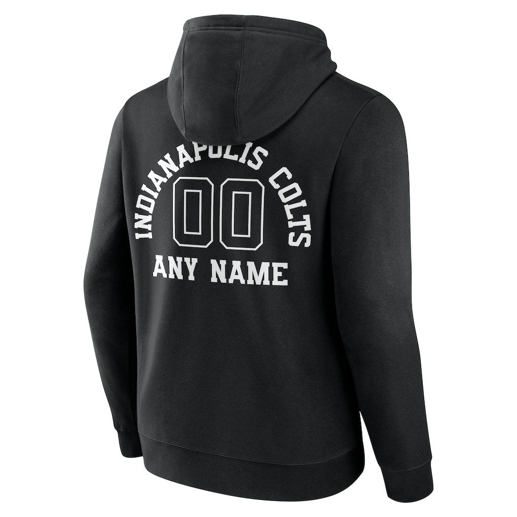 Indianapolis Colts Personalized Name & Number Pullover Hoodie - Black cheap