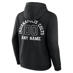 Indianapolis Colts Personalized Name & Number Pullover Hoodie - Black cheap