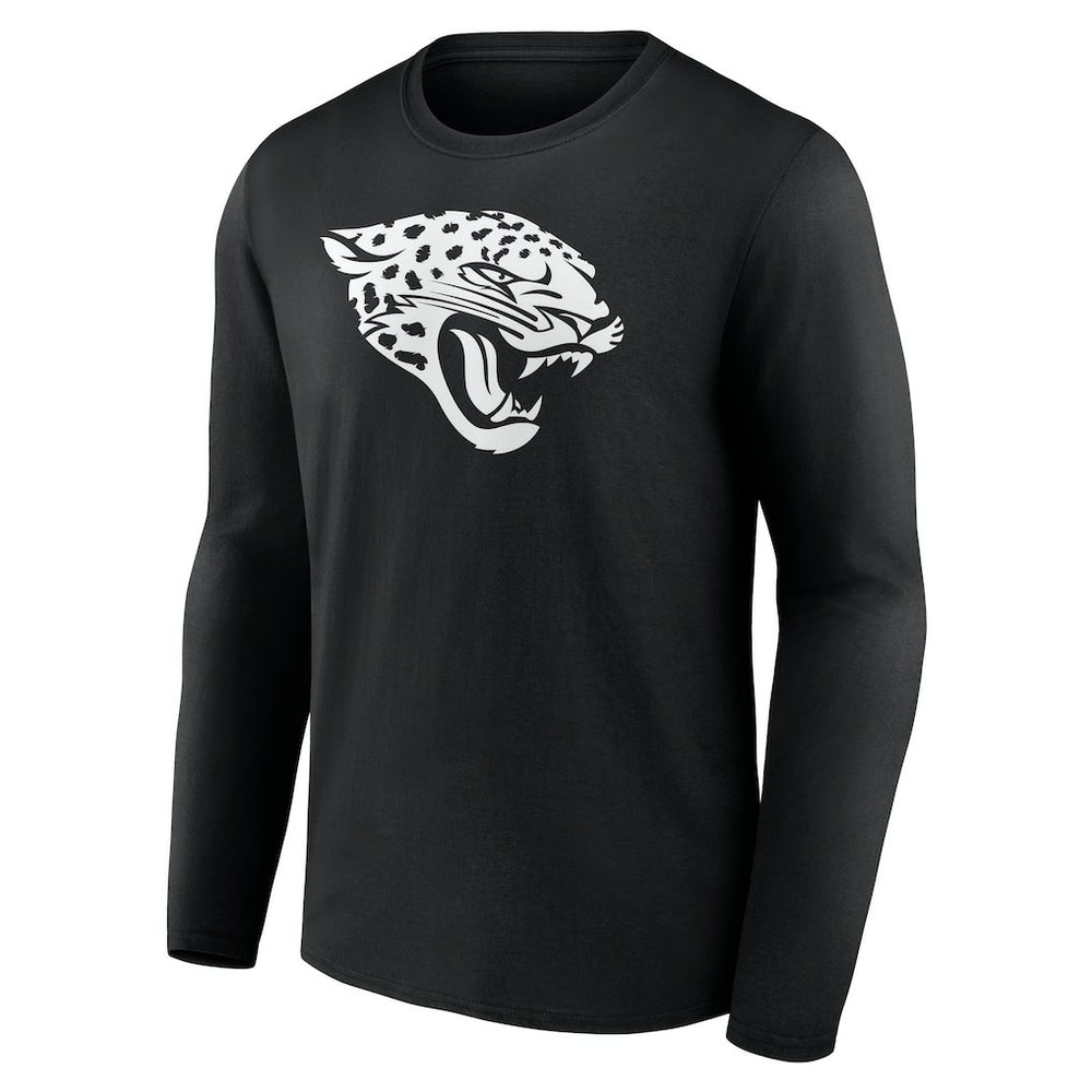 Jacksonville Jaguars Personalized Name & Number Monochrome Long Sleeve T-Shirt - Black cheap