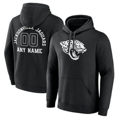 Jacksonville Jaguars Personalized Name & Number Pullover Hoodie - Black outlet