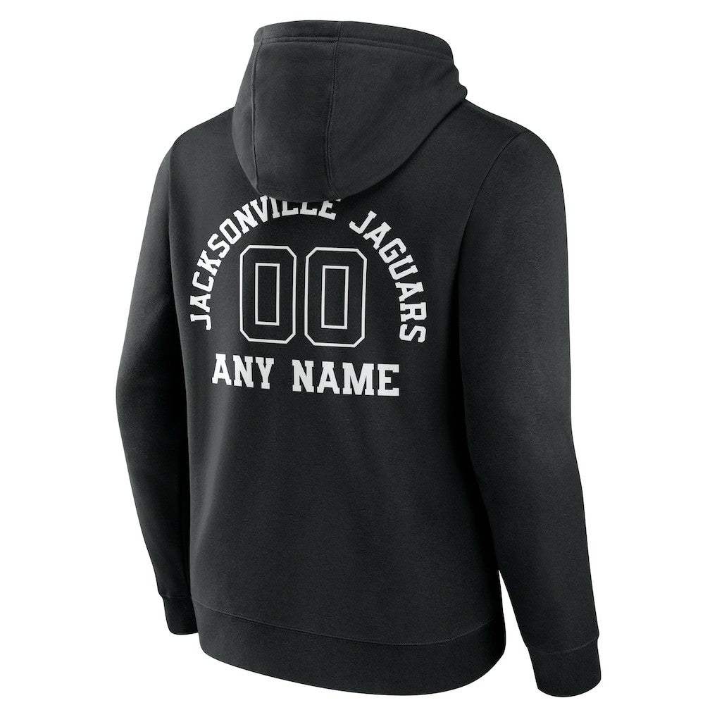 Jacksonville Jaguars Personalized Name & Number Pullover Hoodie - Black outlet