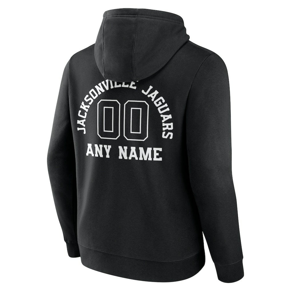 Jacksonville Jaguars Personalized Name & Number Pullover Hoodie - Black outlet