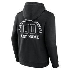 Jacksonville Jaguars Personalized Name & Number Pullover Hoodie - Black outlet