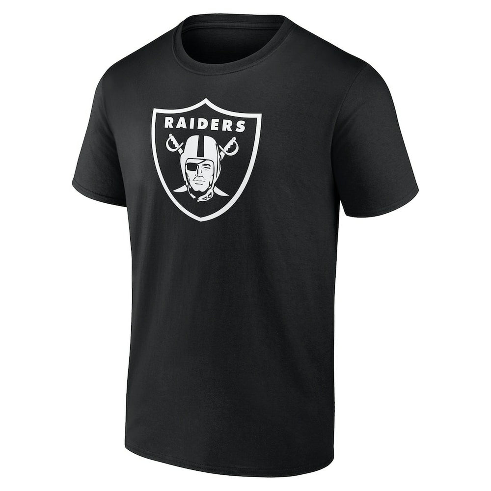 Las Vegas Raiders Personalized Name & Number Monochrome T-Shirt - Black sale