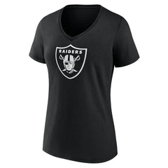 Las Vegas Raiders Women's Personalized Name & Number Monochrome V-Neck T-Shirt - Black sale