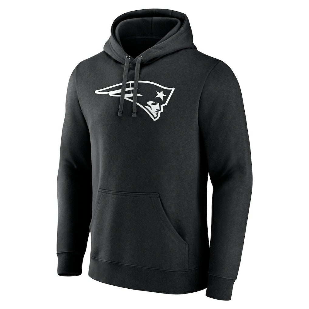 New England Patriots Personalized Name & Number Pullover Hoodie - Black discount