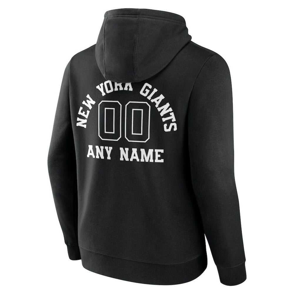 New York Giants Personalized Name & Number Pullover Hoodie - Black sale