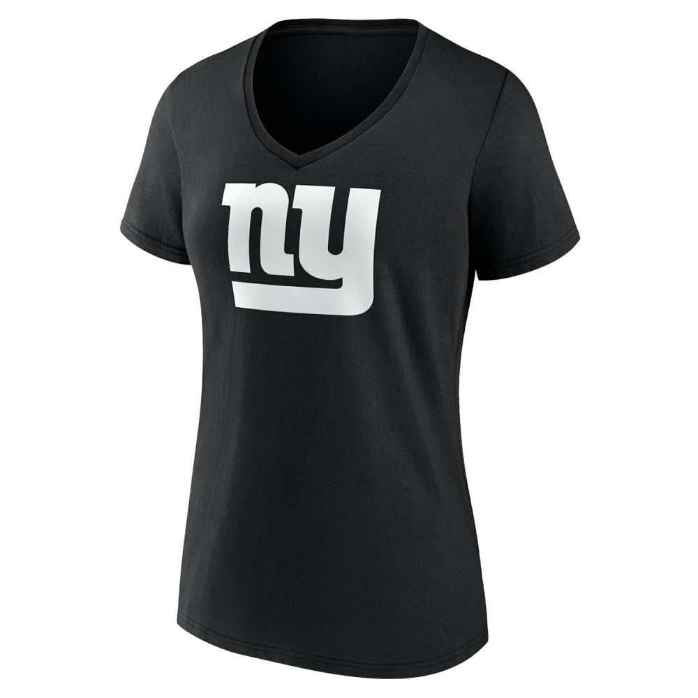 New York Giants Women's Personalized Name & Number Monochrome V-Neck T-Shirt - Black sale