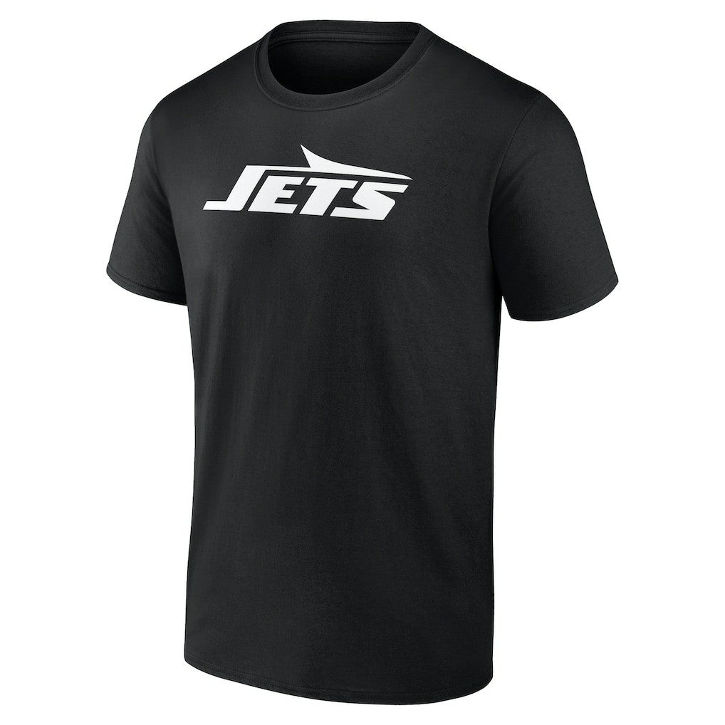 New York Jets Personalized Name & Number Monochrome T-Shirt - Black sale