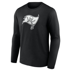 Tampa Bay Buccaneers Personalized Name & Number Monochrome Long Sleeve T-Shirt - Black cheap