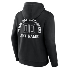 Tampa Bay Buccaneers Personalized Name & Number Pullover Hoodie - Black on sale