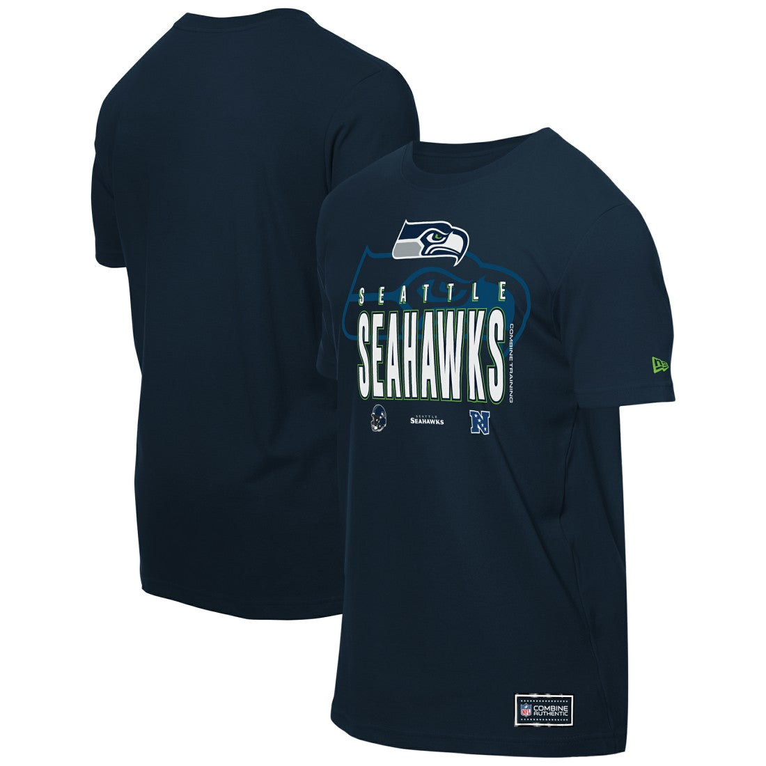 Seattle Seahawks New Era 2025 NFL Training Camp T-Shirt - College Navy sale
